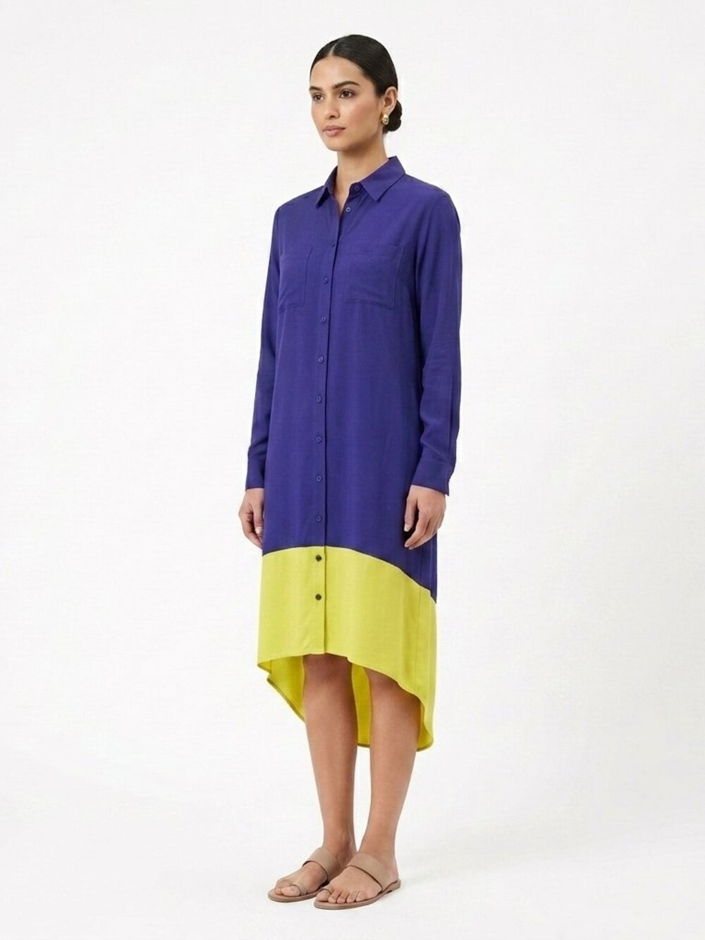 Jessica Simpson "VeraCruz" 2 Tone High/Low Dress NEW- Sz. Sm